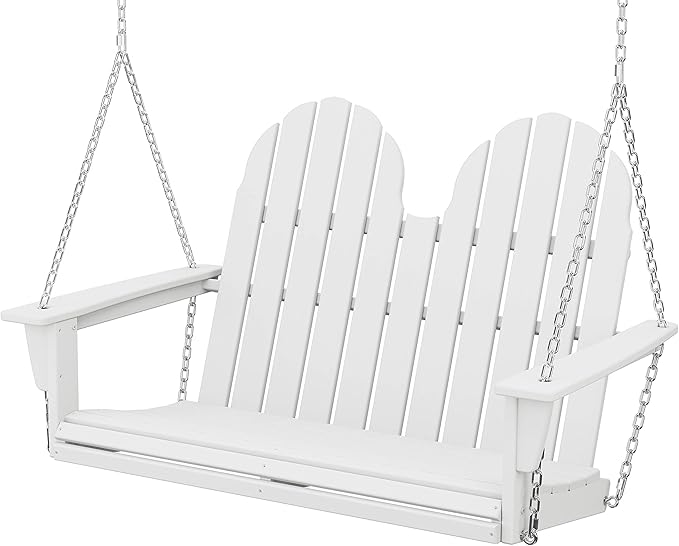 POLYWOOD® Vineyard Swing, White - Photo 1