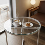 20 inch Round 1/4" Thick Pencil Polished Edge Glass Table Top with 6 Bumpers - Tempered - Photo 8