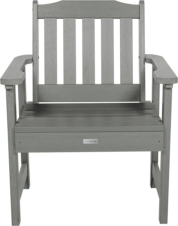 Highwood AD-CHGL1-CGE Lehigh Garden Chair, Coastal Teak