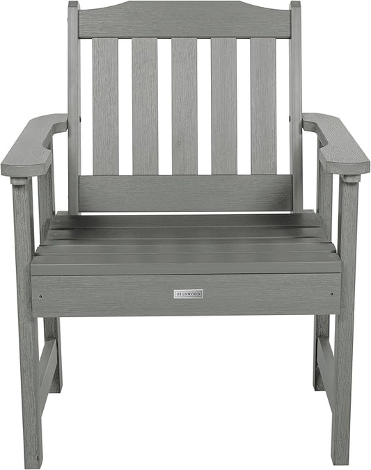 Highwood AD-CHGL1-CGE Lehigh Garden Chair, Coastal Teak