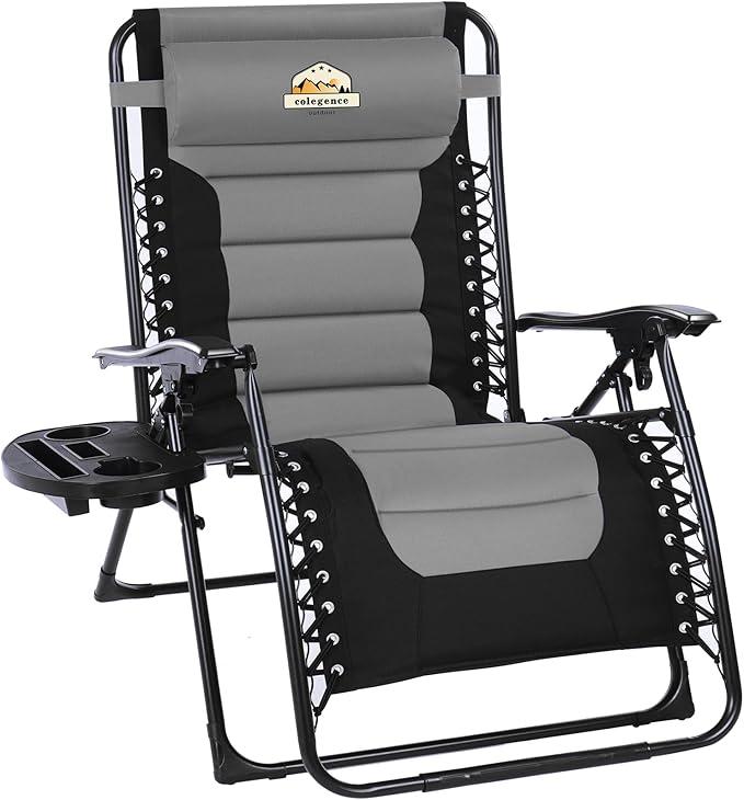 Oversized Padded Zero Gravity Lounge Chair - Photo 1