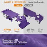 VINGLI Oversized Tanning Chair with Face Hole & Carrying Bag, Beach Lounge Chair Outdoor for Adults - Photo 6