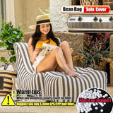 Floating Bean Bag For Pool No Fillers Outdoor Waterproof Bean Bag Lounge Chair Weather Resistant Patio And Poolside - Photo 4