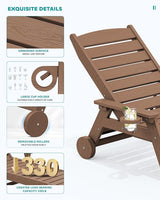 SERWALL Patio Chaise Lounge Chair - Photo 4