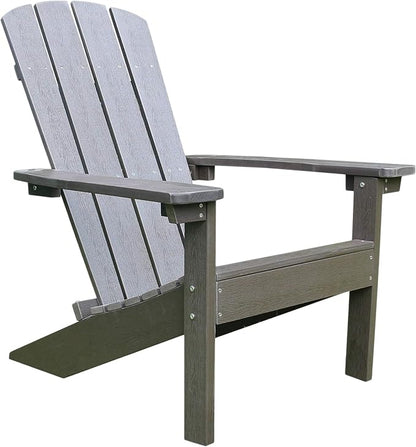 northbeam Lakeside Faux Wood Adirondack Chair, Espresso