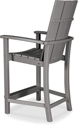 POLYWOOD® Modern Adirondack Counter Chair in Green - Photo 3
