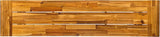Christopher Knight Home Catriona Outdoor Dining Benches - Acacia Wood - Teak/Rustic Metal (Set of 2) - Photo 8