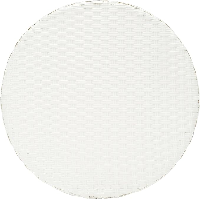 SAFAVIEH Outdoor Collection California White Bistro Table (Fully Assembled)