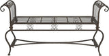 Safavieh Outdoor Collection Brielle Antique White Bench - Photo 1