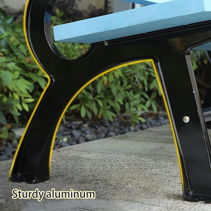 Outdoor Garden Bench, Metal Bench, Patio Wood Bench Park with Backrest, Bench Chair, for Patio Lawn Balcony Yard Porch(Natural,47.2x20.4x29.1in)