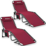 KingCamp Folding Outdoor Chaise Lounge - Photo 1