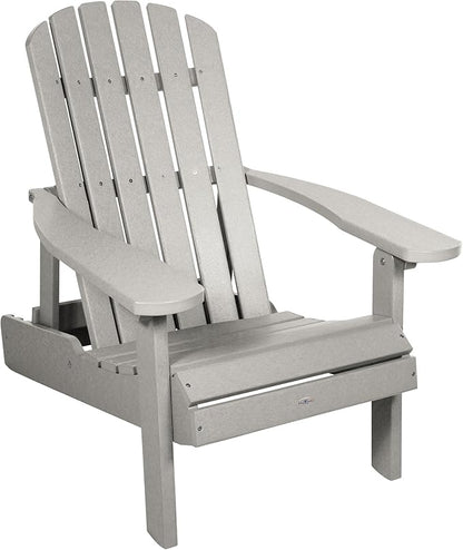 Cape Folding and Reclining Adirondack Chair, Cove Gray
