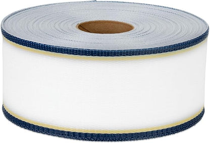 Lawn Chair USA Replacement Lawn Chair Webbing - Webbing for Lawn Chairs, Beach and Camping. UV-Resistant Webbing Strap Made with Durable Polypropylene (3" x 550', St. Augustine White)