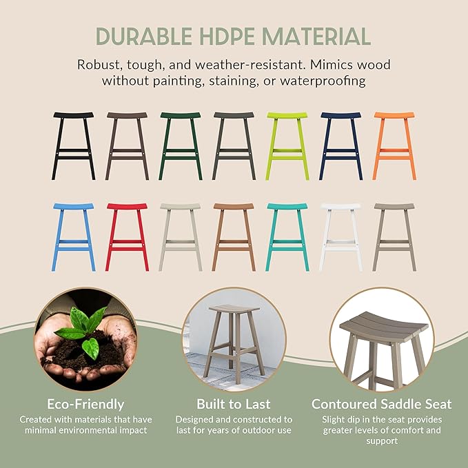 WestinTrends Malibu Malibu 29 Inch High Backless Seat Bar Stools (Set of 3), Weathered Wood