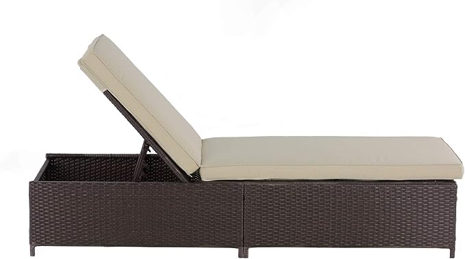 Serta Laguna Brown Resin Wicker Outdoor Patio Furniture Collection, Easy Assembly, Porch or Pool - Photo 8