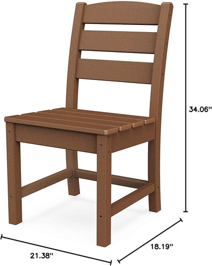 Polywood® Lakeside Dining Side Chair in Teak
