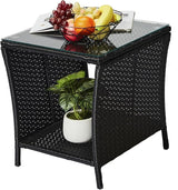 HomVent Patio Wicker Rattan Side Table - Photo 7