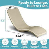 GoSports Coast Modern in Pool Lounge Chair - Waterproof & Weighted Chaise Lounger - Outdoor Pool Furniture for Patio or - Photo 3