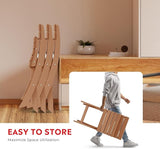 Costaelm Outdoor Patio Modern Folding Dining Chair - Photo 5