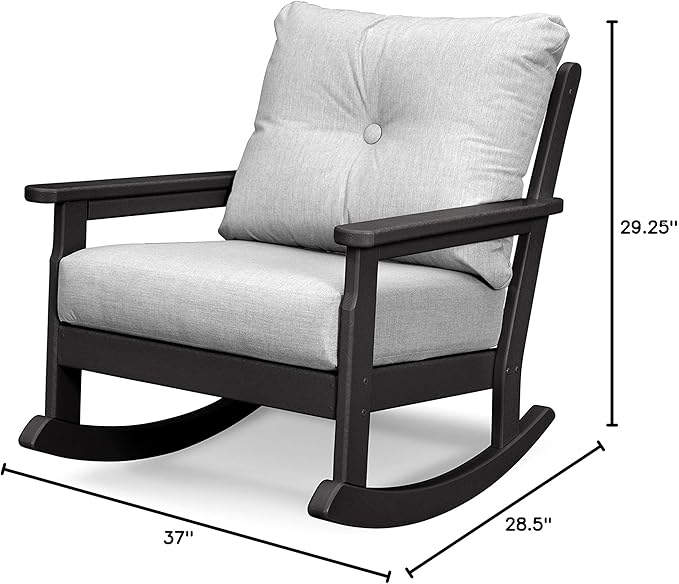 POLYWOOD Vineyard Deep Seating Rocking Chair - Photo 2