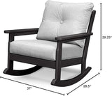POLYWOOD Vineyard Deep Seating Rocking Chair - Photo 2