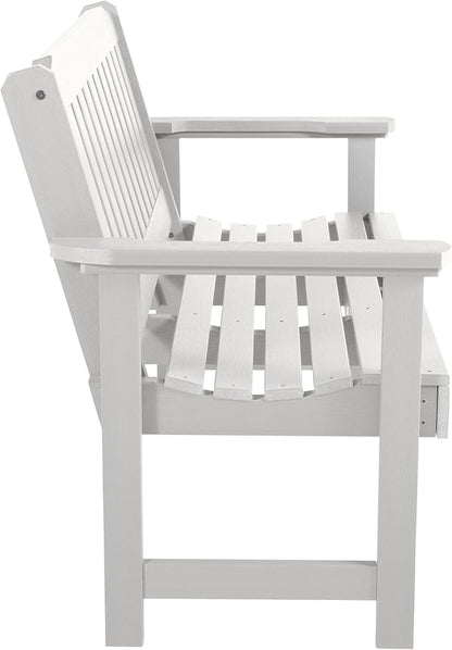 Highwood AD-BENW2-WHE Lehigh Garden Bench, 4 Feet, White