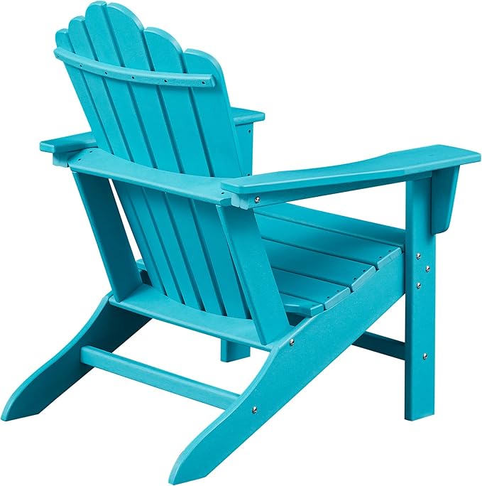 Clihome Patio Chairs Adirondack Chair Outdoor Chairs Lounge Chairs for Outside Lawn Chair Plastic Adirondack Chairs Outdoor Furniture for Yard, Garden, Patio