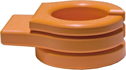 LuxCraft Adirondack Chair Cup Holder Attachment for Outdoor Lounge Furniture, Stationary Drink Holder for Swings, Gliders, Bench, Deck or Camping Chair - Amish Made in America (Tangerine)