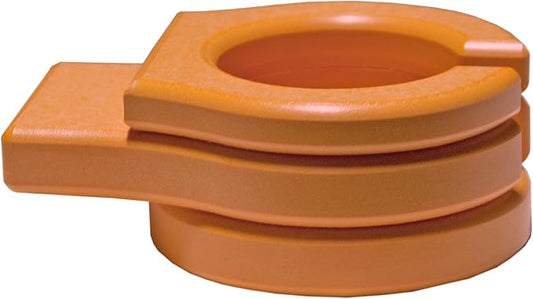 LuxCraft Adirondack Chair Cup Holder Attachment for Outdoor Lounge Furniture, Stationary Drink Holder for Swings, Gliders, Bench, Deck or Camping Chair - Amish Made in America (Tangerine)
