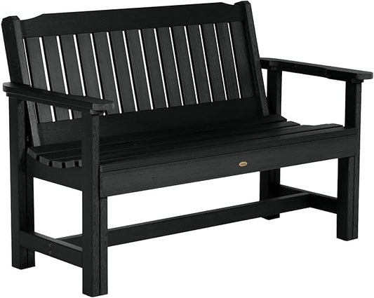 Sequoia Professional CM-BENSQ42-BKE Commercial Grade Exeter 4 Foot Garden Bench, Black