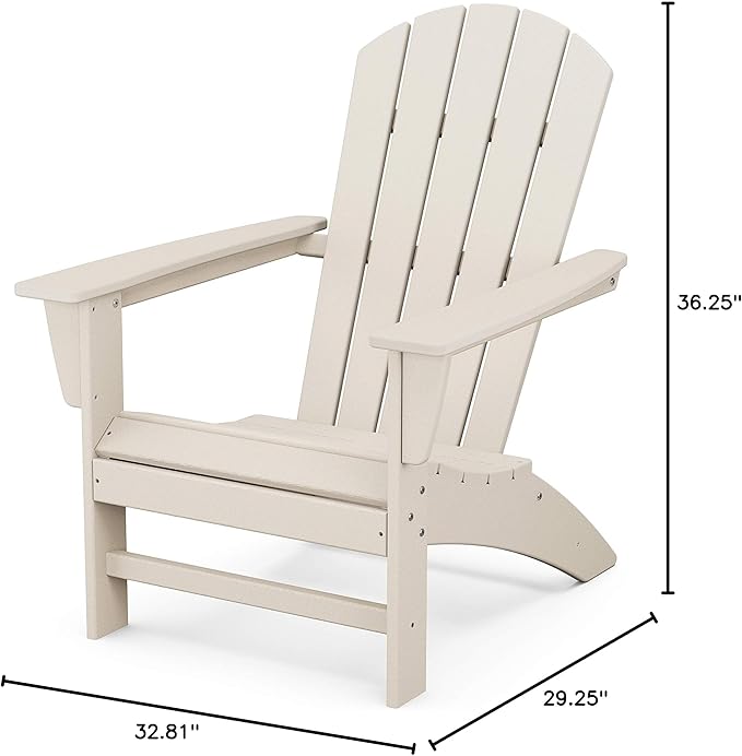 POLYWOOD Nautical Adirondack Chair