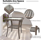 Belord Outdoor Furniture Set - 6 Pieces Patio Conversation Sectional Sofa Set with Patio Rocking Chairs Set of 2 and - Photo 9