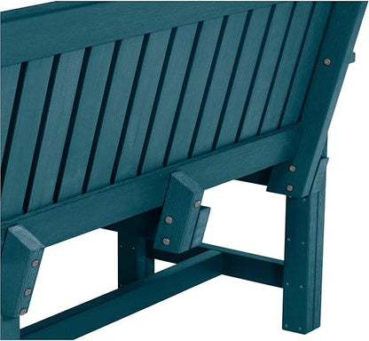 Sequoia Professional CM-BENSQ42-NBE Commercial Grade Exeter 4 Foot Garden Bench, Nantucket Blue
