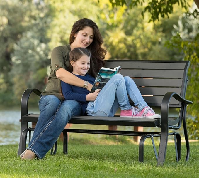 LIFETIME 60276 Glider Bench, Harbor Gray - Photo 5