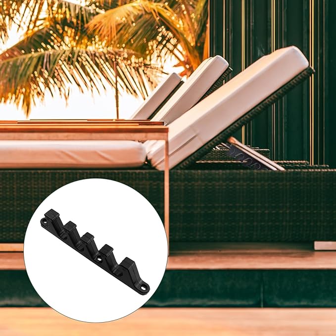 4pcs Adjustment Brackets for Chaise Lounges or Patio Outdoor Lawn Yard Furniture Replacement Position Adjuster Recliner - Photo 4
