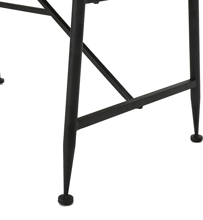 Christopher Knight Home Ocala Outdoor Industrial Wood Coffee Table with Iron Accents, Black / Antique Finish - Photo 5