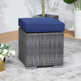Patiorama 2 Pieces Assembled Outdoor Patio Ottoman - Photo 9