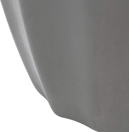 SAFAVIEH Outdoor Collection Jaslyn Modern Dark Grey Concrete Round Accent Table (Fully Assembled)
