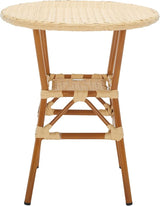 SAFAVIEH Outdoor Collection California Natural Bistro Table (Fully Assembled) - Photo 8