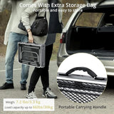 Anbte 3ft Folding Grill Table with Storage Bag, 3 Adjustable Height 27.5" Aluminum Portable Grill Table, Heat Resistant - Photo 7