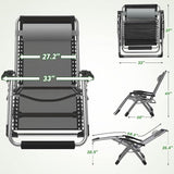 ZENPETIO Oversized Zero Gravity Chair, 33In XXL Zero Gravity Recliner Lounge Chair - Photo 3
