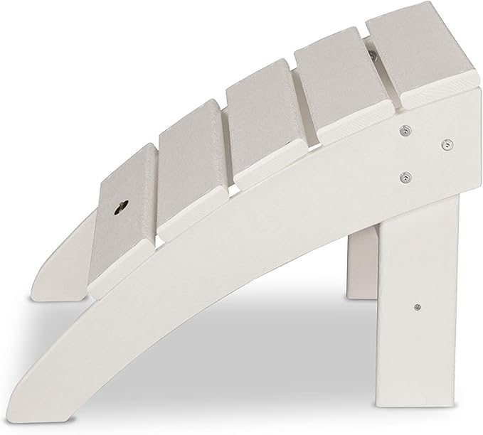 POLYWOOD® Palm Coast Ottoman, White