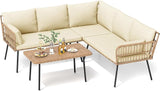 DWVO Patio Furniture Set, 4 Pieces Outdoor Patio Conversation Set - Photo 7