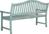 SAFAVIEH Outdoor Collection Mischa Natural Brown Bench - Photo 4