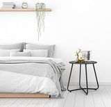 danpinera Outdoor Side Tables with Flower Cut Outs, Weather Resistant Steel Patio Side Table - Photo 9