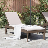 Adjustable Brown Polypropylene Outdoor Chaise Lounge 23.6x73.2x11.4in - Photo 2