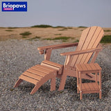 BRIOPAWS Outdoor-Side-Table | Small | HDPE Plastic | Patio End-Table | 2-Shelf Adirondack Outside Tables | All Weather - Photo 2