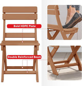 Costaelm Outdoor Patio Modern Folding Dining Chair - Photo 4