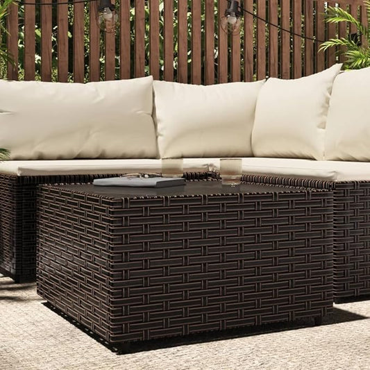 Garden Coffee Table Brown Outside Table Coffee Tables for Backyard Beach