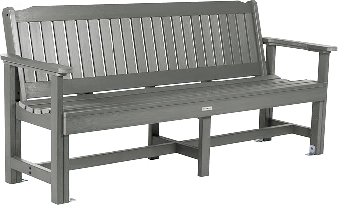 Sequoia Professional CM-BENSQ62-CGE Commercial Grade Exeter 6 Foot Garden Bench, Coastal Teak - Photo 1